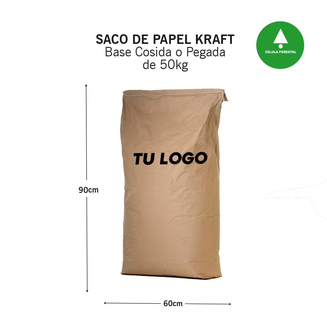 Sacos de papel kraft 50 kg CELULA FORESTAL